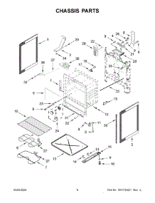 04 - Chassis Parts parts for Whirlpool Range AER6603SMS1 from AppliancePartsPros.com