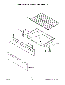 06 - Door Parts parts for Whirlpool Range AGR5844VDS5 from AppliancePartsPros.com