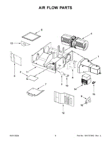 07 - Cabinet And Installation Parts parts for Whirlpool Microwave AMV2307PFS08 from AppliancePartsPros.com