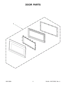 02 - Control Panel Parts parts for Whirlpool Microwave AMV2307PFS08 from AppliancePartsPros.com