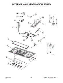 04 - Interior And Ventilation Parts parts for Whirlpool Microwave AMV6502REB1 from AppliancePartsPros.com