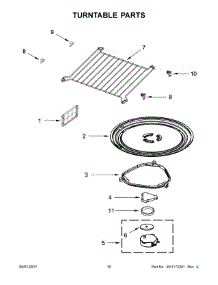 07 - Cabinet And Installation Parts parts for Whirlpool Microwave AMV6502REB1 from AppliancePartsPros.com