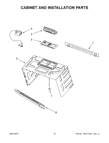 05 - Air Flow Parts parts for Whirlpool Microwave AMV6502RES1 from AppliancePartsPros.com
