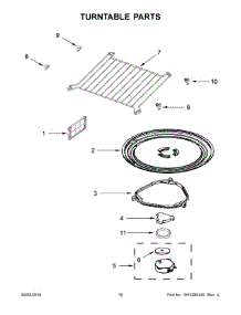 06 - Turntable Parts parts for Whirlpool Microwave AMV6502RES5 from AppliancePartsPros.com