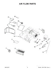 07 - Cabinet And Installation Parts parts for Whirlpool Microwave AMV6502REW1 from AppliancePartsPros.com