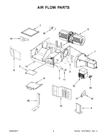 05 - Air Flow Parts parts for Whirlpool Microwave AMV6507RGS0 from AppliancePartsPros.com