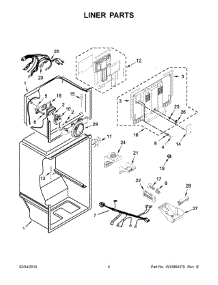 06 - Unit Parts parts for Whirlpool Refrigerator ART348FFFB00 from AppliancePartsPros.com