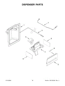 10 - Air Flow Parts parts for Whirlpool Refrigerator ASI2175GRW10 from AppliancePartsPros.com