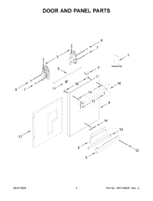 05 - Pump, Washarm And Motor Parts parts for Whirlpool Dishwasher BLB14GRANA3 from AppliancePartsPros.com