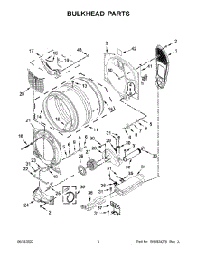 04 - Bulkhead Parts parts for Whirlpool Dryer BSE17ASANA0 from AppliancePartsPros.com