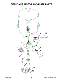 02 - Top And Cabinet Parts parts for Whirlpool Washer CAW45125LW1 from AppliancePartsPros.com