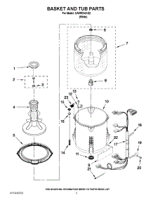 05 - Optional Parts (Not Included) parts for Whirlpool Washer CAW9244XQ2 from AppliancePartsPros.com