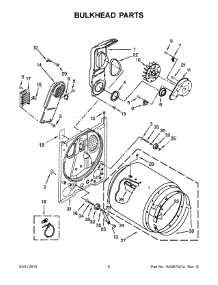03 - Cabinet Parts parts for Whirlpool Dryer CED126SDW0 from AppliancePartsPros.com