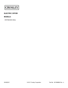 03 - Cabinet Parts parts for Whirlpool Dryer CED7464GW0 from AppliancePartsPros.com