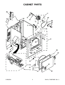 03 - Cabinet Parts parts for Whirlpool Range CGD126SDW0 from AppliancePartsPros.com