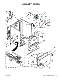 03 - Cabinet Parts parts for Whirlpool Range CGD126SDW1 from AppliancePartsPros.com