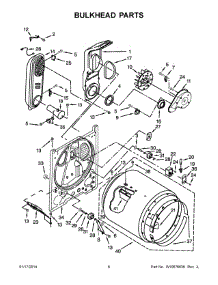 04 - Bulkhead Parts parts for Whirlpool Range CGD147SDW0 from AppliancePartsPros.com
