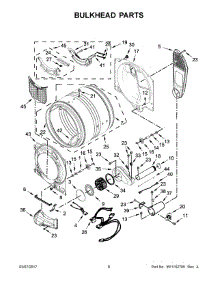 04 - Bulkhead Parts parts for Whirlpool Range CGD7464GW0 from AppliancePartsPros.com