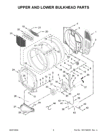05 - Upper And Lower Bulkhead Parts parts for Whirlpool Range CGSP2958JQ0 from AppliancePartsPros.com