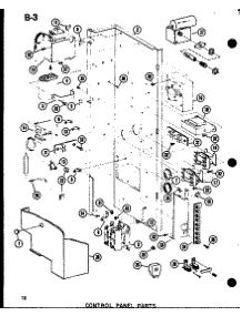 Control Panel Parts (Erhq48-001A / P55201-95C) (Erhq48-003A / P55201-96C) (Erhq60-001A / P55201-97C) (Erhq60-003A / P55201-98C) parts for Whirlpool Refrigerator D5533810C from AppliancePartsPros.com