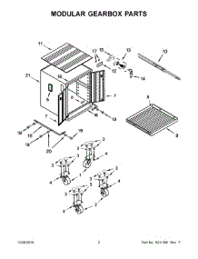 02 - Modular Gearbox Parts parts for Whirlpool Refrigerator GAGB272DDR00 from AppliancePartsPros.com