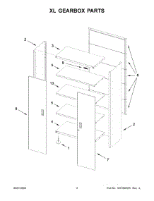 02 - Xl Gearbox Parts parts for Whirlpool GAJG48KDKSG00 from AppliancePartsPros.com