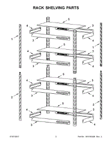 02 - Rack Shelving Parts parts for Whirlpool GARC304RGG0 from AppliancePartsPros.com