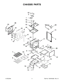 03 - Chassis Parts parts for Whirlpool Range IGL730CS0 from AppliancePartsPros.com