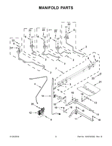04 - Manifold Parts parts for Whirlpool Range IGL730CS0 from AppliancePartsPros.com