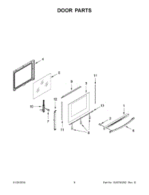 05 - Door Parts parts for Whirlpool Range IGL730CS0 from AppliancePartsPros.com