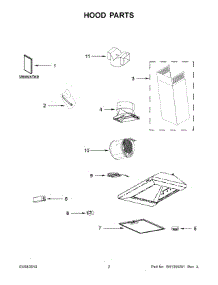 02 - Hood Parts parts for Whirlpool Range Hood IHW53UC0FS2 from AppliancePartsPros.com