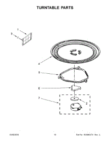 06 - Turntable Parts parts for Whirlpool Microwave IMH160DW1 from AppliancePartsPros.com