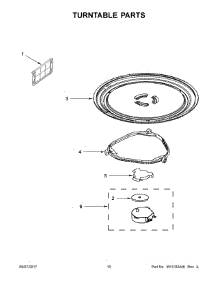 06 - Turntable Parts parts for Whirlpool Microwave IMH160FW1 from AppliancePartsPros.com