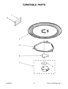 06 - Turntable Parts parts for Whirlpool Microwave IMH172DS1 from AppliancePartsPros.com