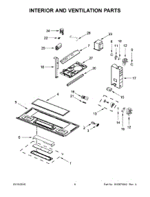 04 - Interior And Ventilation Parts parts for Whirlpool Microwave IMH172DS1 from AppliancePartsPros.com