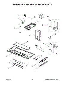 04 - Interior And Ventilation Parts parts for Whirlpool Microwave IMH172FS1 from AppliancePartsPros.com