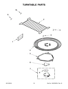 06 - Turntable Parts parts for Whirlpool Microwave IMH2205AW1 from AppliancePartsPros.com