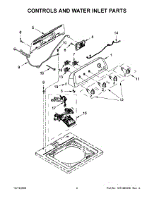 03 - Controls And Water Inlet Parts parts for Whirlpool Washer ITW4880HW2 from AppliancePartsPros.com