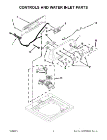 03 - Controls And Water Inlet Parts parts for Whirlpool Washer ITW4971DQ0 from AppliancePartsPros.com