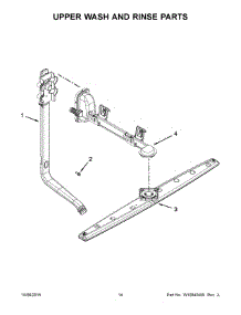 08 - Upper Wash And Rinse Parts parts for Whirlpool Dishwasher IUD7070DS2 from AppliancePartsPros.com