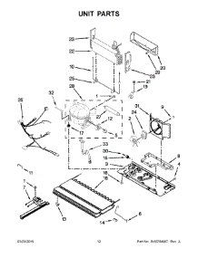 07 - Unit Parts parts for Whirlpool Refrigerator IX6HHEXDSM01 from AppliancePartsPros.com