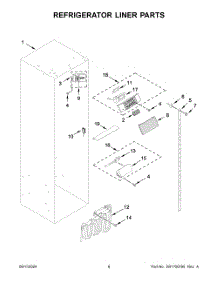 04 - Refrigerator Liner Parts parts for Whirlpool Refrigerator JBSS42E22L01 from AppliancePartsPros.com