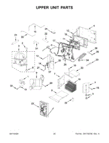 13 - Upper Unit Parts parts for Whirlpool Refrigerator JBSS42E22L01 from AppliancePartsPros.com