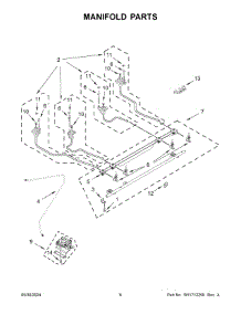 04 - Manifold Parts parts for Whirlpool Range JDS1750ML1 from AppliancePartsPros.com