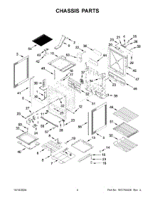 03 - Chassis Parts parts for Whirlpool Range JES1450ML1 from AppliancePartsPros.com