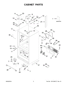 07 - Unit Parts parts for Whirlpool Refrigerator JFFCC72EHL01 from AppliancePartsPros.com