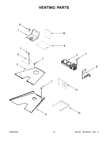 06 - Venting Parts parts for Whirlpool Range JGRP430HL05 from AppliancePartsPros.com