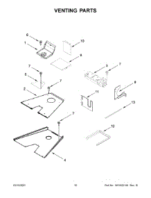 06 - Venting Parts parts for Whirlpool Range JGRP536HM01 from AppliancePartsPros.com