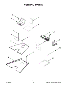 07 - Oven Door Parts parts for Whirlpool Range JGRP636HM00 from AppliancePartsPros.com