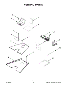 06 - Venting Parts parts for Whirlpool Range JGRP636HM01 from AppliancePartsPros.com